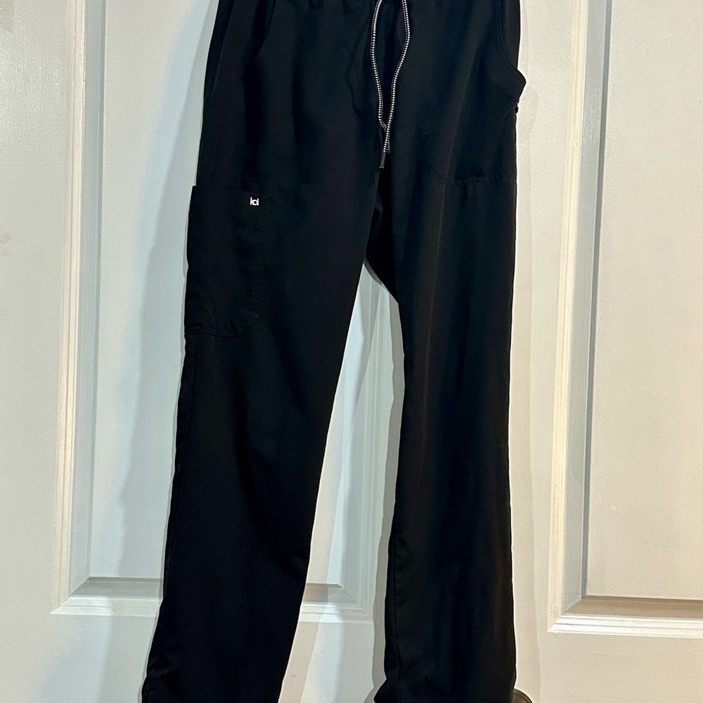 Black KOI scrub pants